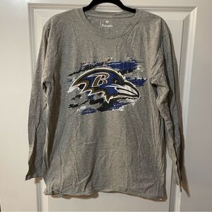 FANATICS LONG SLEEVE RAVENS TSHIRT